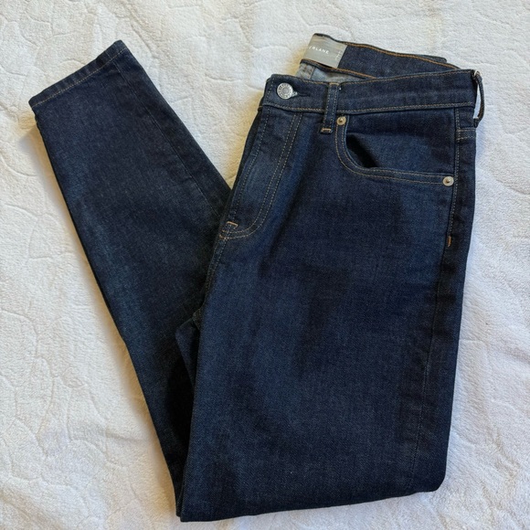 EVERLANE Dark Wash Skinny Leg Jeans Size 29 regular - Picture 15 of 15